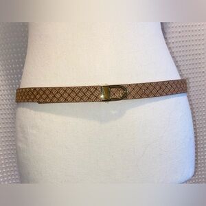 Women’s Les Creations Elites Montreal 100% genuine‎ leather slim Belt size 32